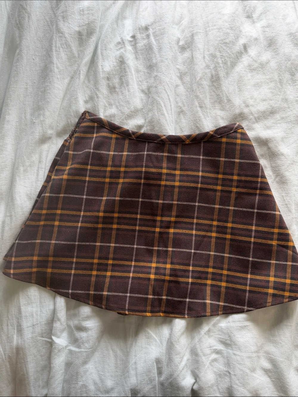 Free People Plaid Skirt